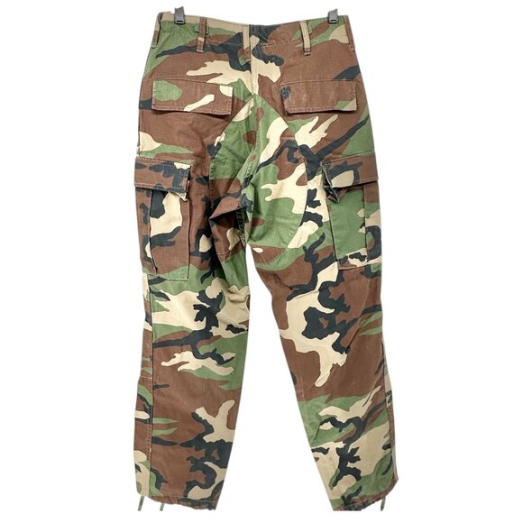 Genuine Gear Woodland Camouflage Cargo Pants S R Cotton Blend Durable Outdoor - Picture 3 of 6